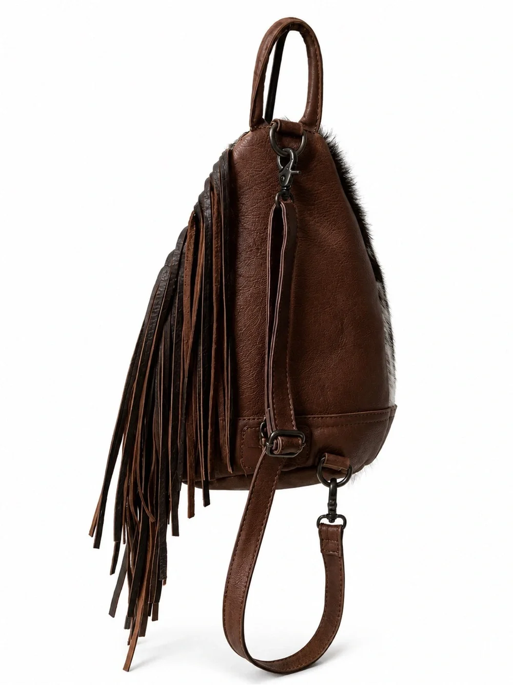 American Darling Hair-On Cowhide Leather Sling Backpack + Matching Card Holder⭐️